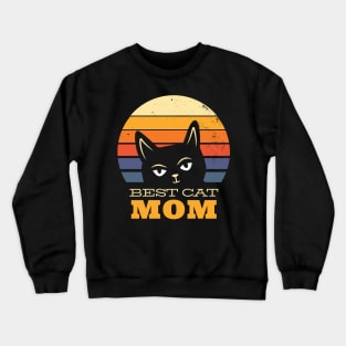 BEST CAT MOM Crewneck Sweatshirt